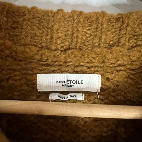 Isabel Marant Etoile Sayers Oversized Camel Sweater Alpaca Wool Blend Sz 2xs - Picture 4 of 9